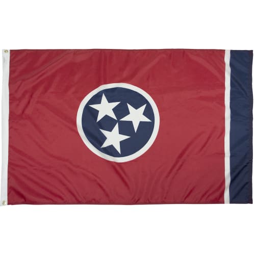 Bandera Estatal Flag,Tennessee, 3' x 5'